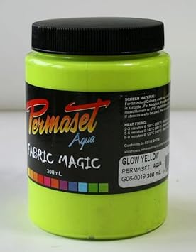 Permaset Aqua, Standard Colors, 300ml, Glow Yellow P006307