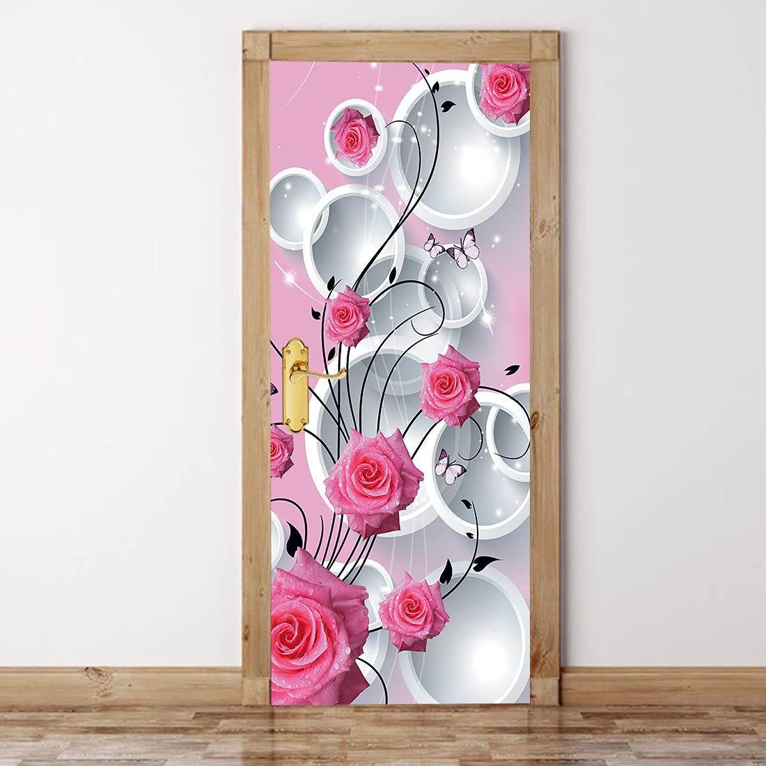 ALL YOUR DESIGN Self Adhesive Door Wallpaper Strong PVC Material Decorative Sticker Wallpaper for Home Doors... (B092S68RCD) Amazon Price History, Amazon Price Tracker