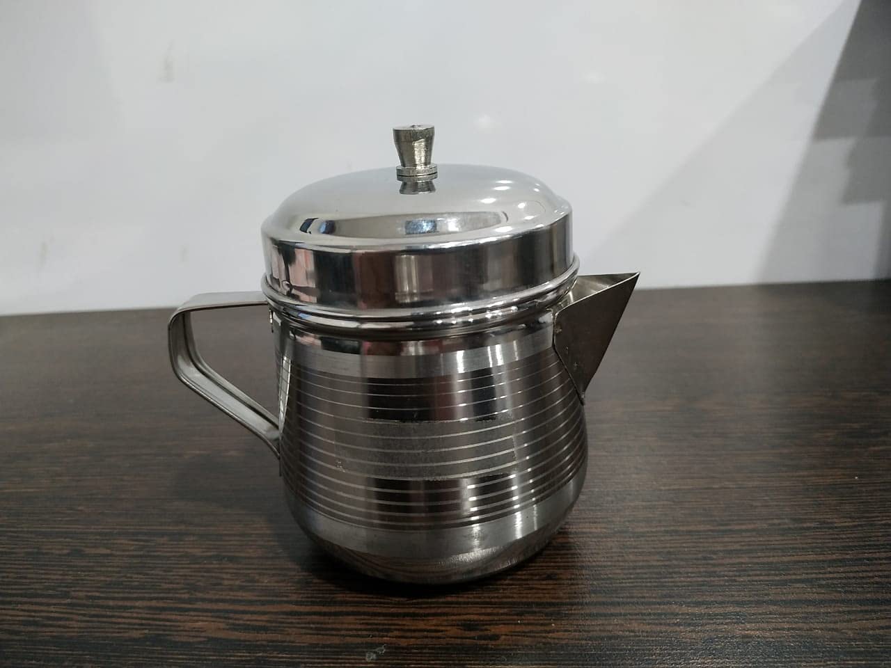 Buy Stainless Steel Tea and Coffee Pot Serving Teapot with Lid Ghee