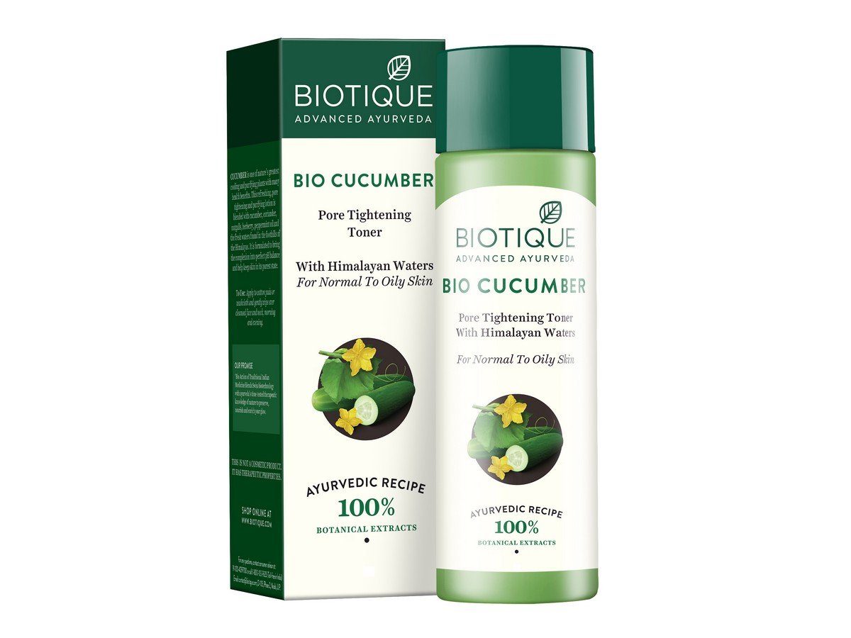 Biotique Bio Wheat Germ FIRMING FACE and BODY NIGHT CREAM For Normal To Dry Skin, 50G And Biotique Bio Cucumber Pore Tightening Toner, 120ml 3