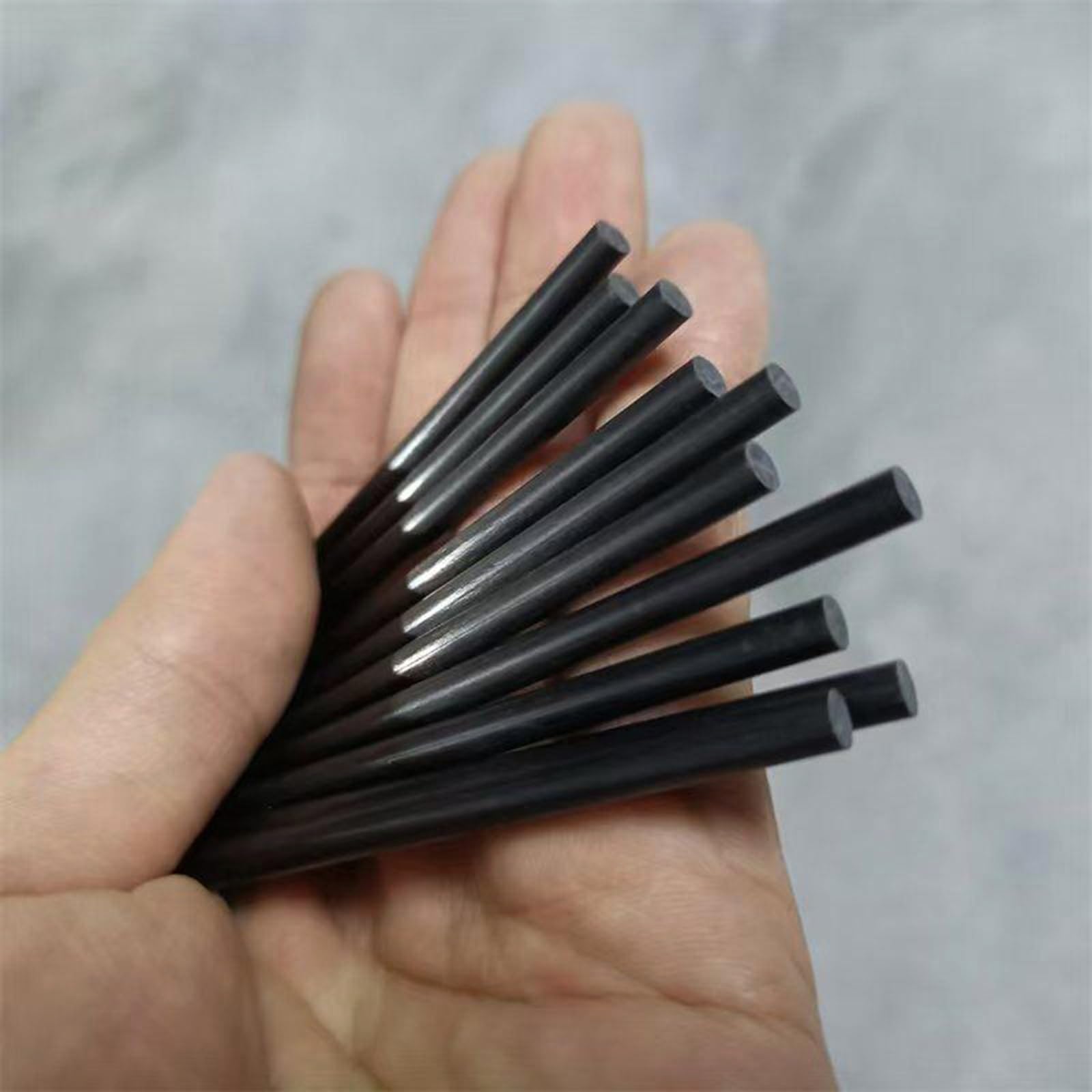 1pcs Asta solida in pura fibra di carbonio