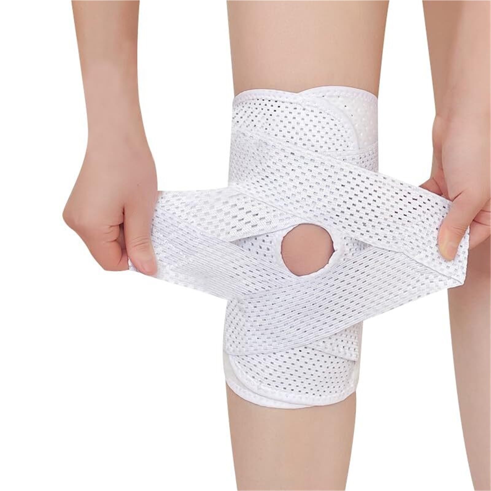 Rodilleras, Knee Brace Rodillera Deportiva Ajustable Soporte De Menisco Ortopédica Deportiva Ajustable Rodillera(Black-Four,XL)