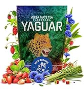 Yaguar Wild Berries 500 g | Yerba maté avec fraise et fraisier de bois | C’est parfait pour les d...