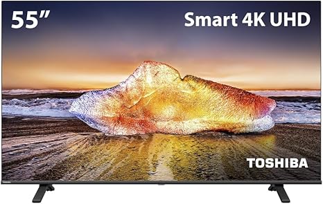 Smart TV DLED 55" 4K VIDAA 3 HDMI 2 USB Wi-Fi, Toshiba