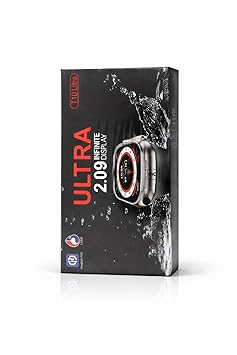 ar T10 Ultra 2.09" Infinite Display Smart Watch | Bluetooth Calling Smartwatch | Fitness Tracker with Heart Rate Monitor, Sports Modes & Notifications