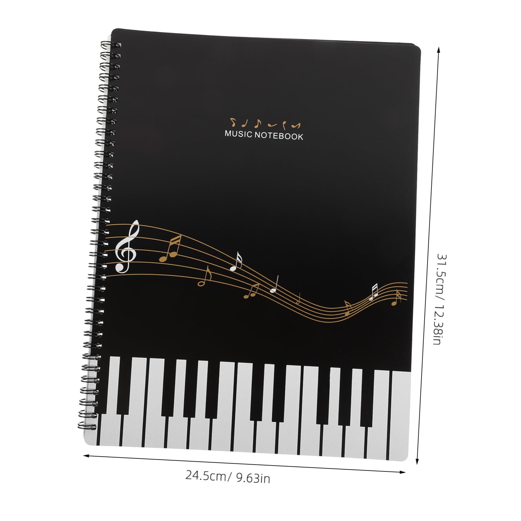 Mikinona Music Score Folder A4 Music Folder Sleeves for Piano Violin Guitar Lessons