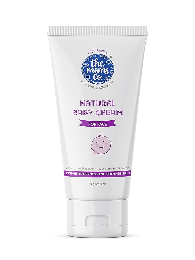 Amazon.in Buy The Moms Co. Natural Baby Cream for Face With Organic Butters, Oils and Milk