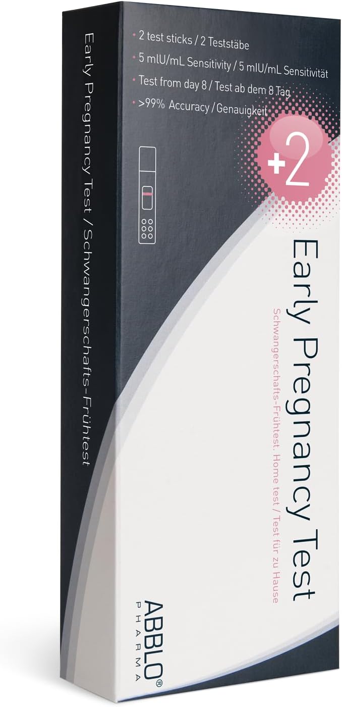 ABBLO The earliest pregnancy test- 5 mlU/mL Sensitivity - test 7 days before - Accuracy >99%