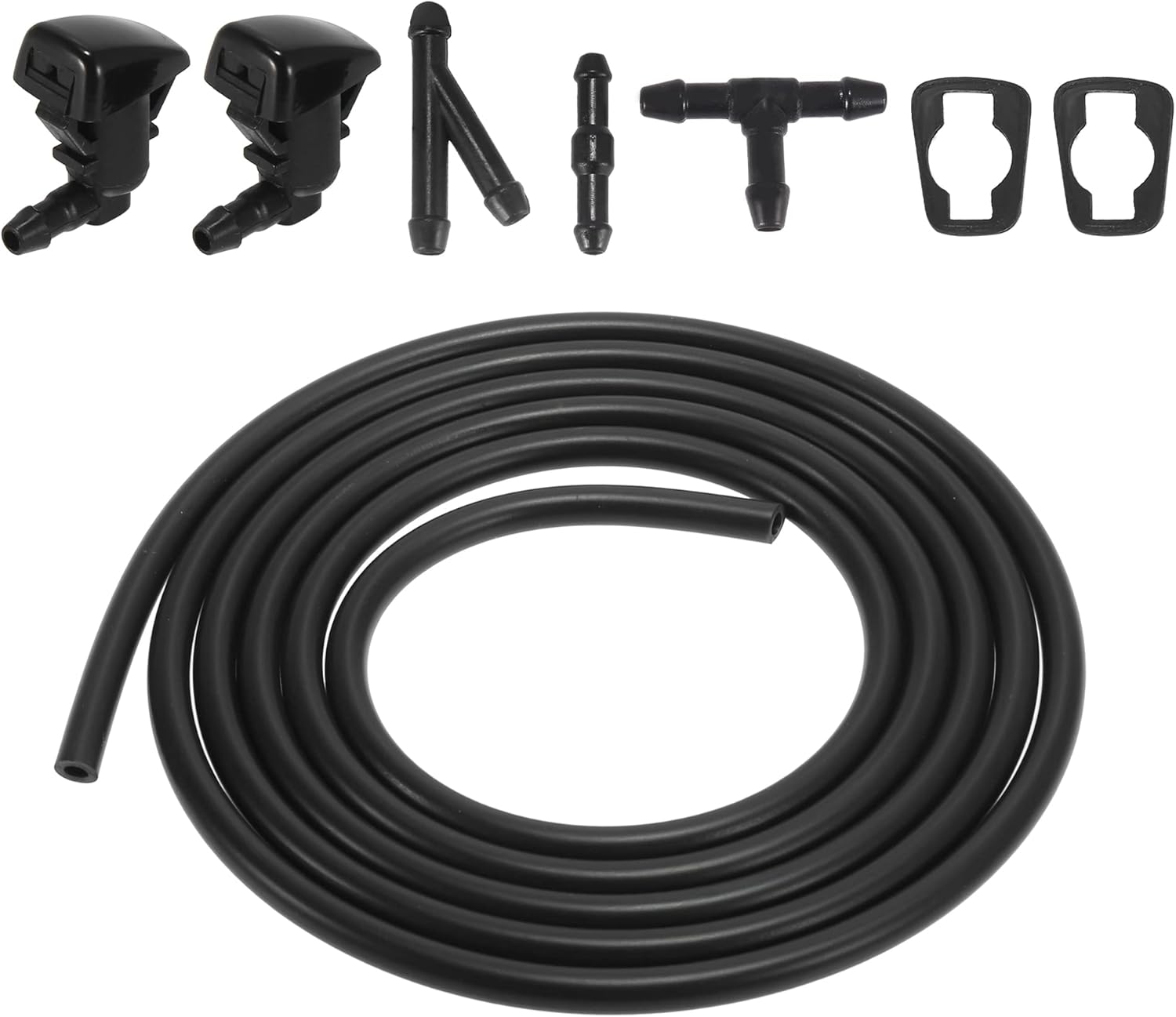 Motoforti Front Windshield Washer Nozzles Kit, Windshield