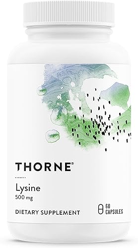 THORNE - Lisina - Aminoácido esencial para la salud de la piel, la producción de energía y la función inmunológica* - 500 mg - 60 porciones