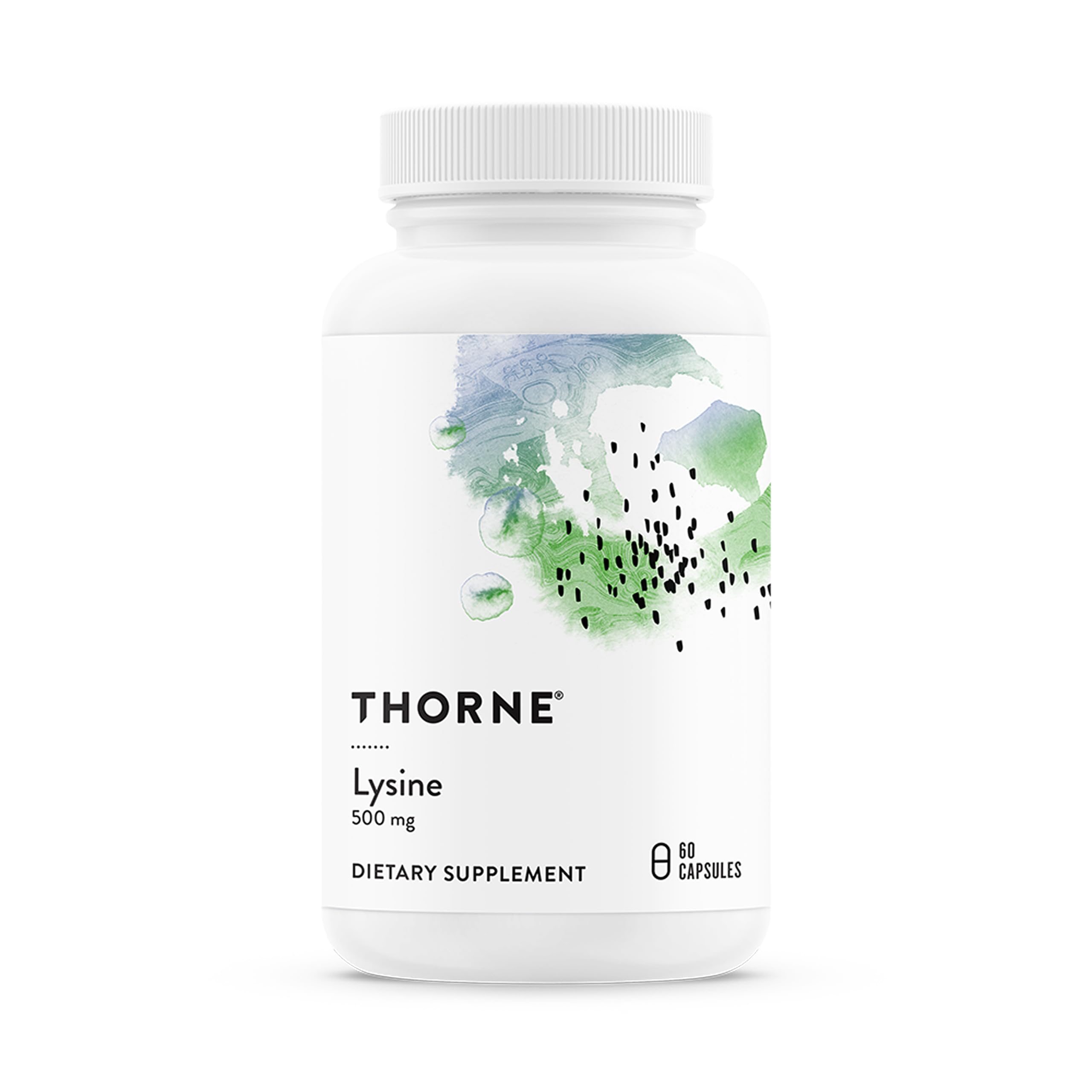 THORNE - Lysine - Essential Amino Acid for Skin Health, Energy Production & Immune Function* - 500 mg - 60 Servings