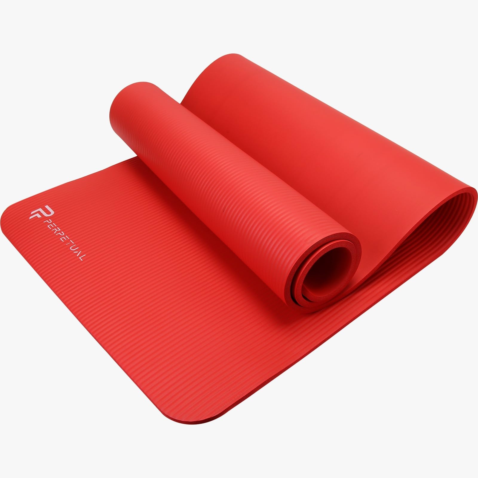 PERPETUAL Esterilla de Yoga y Pilates 10/15mm - Mat Antideslizante - Con Correa y Bolsa de Transporte - Colchoneta Gruesa y Plegable - Hombre/Mujer - Gimnasia, Fitness y Ejercicios - Gimnasio en Casa