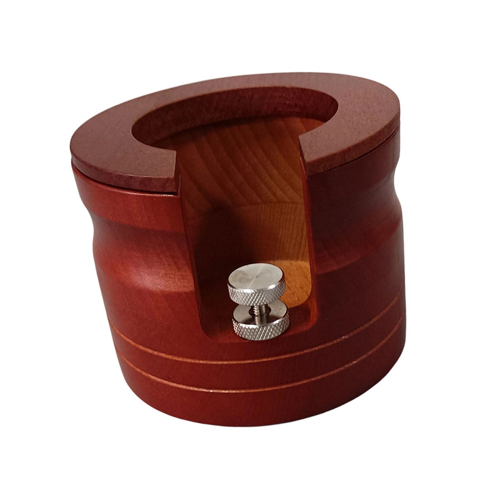 YWLUUOO Coffee Bottomless Portafilter Tamping Station Accessories Professional Wooden Holder Espresso Tool Stand Bottomless Portafilter