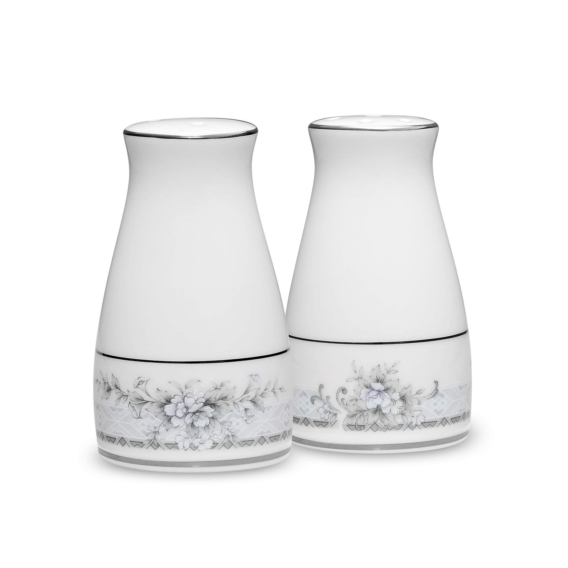 Noritake Sweet Leilani Salt & Pepper Shakers, White, 4"