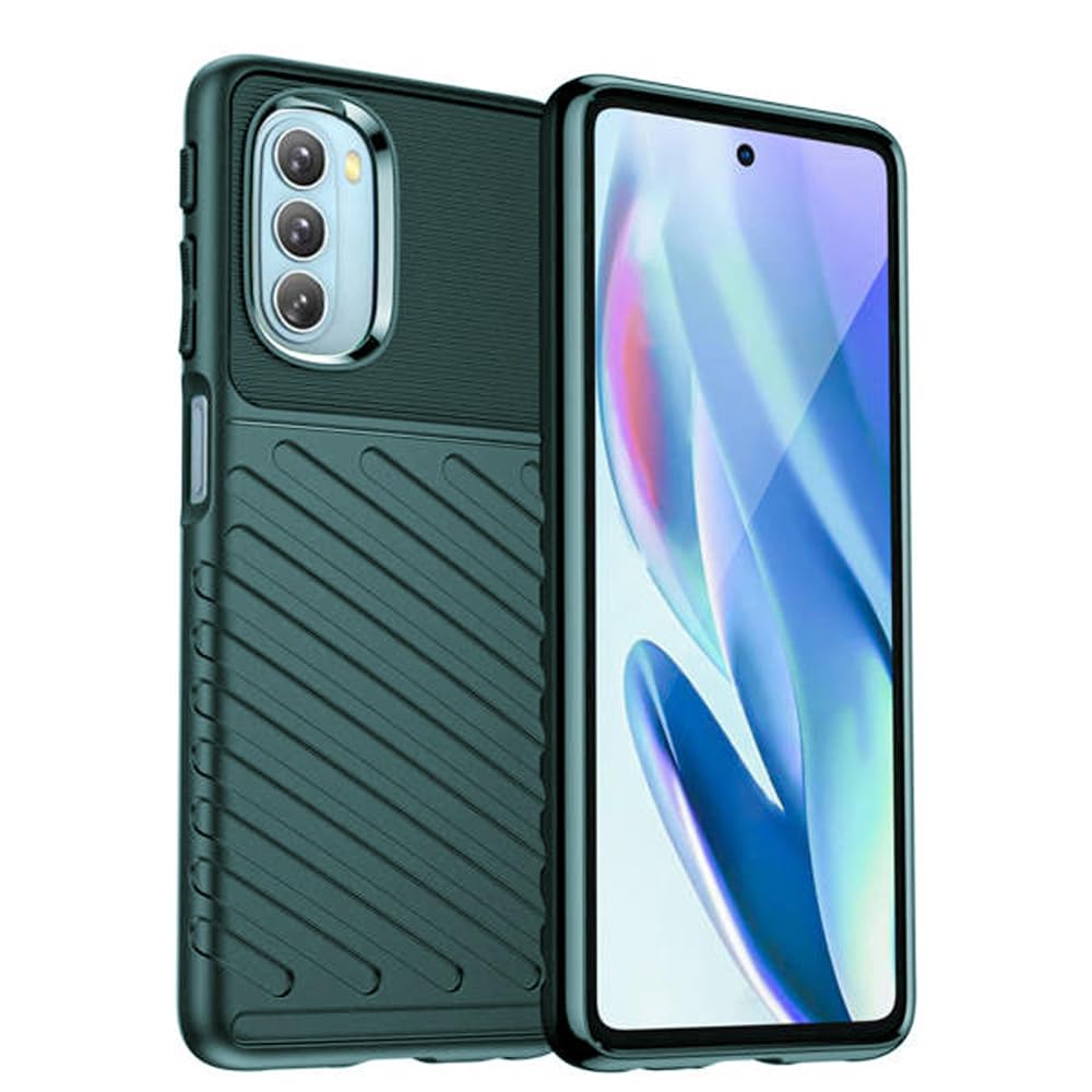 amazon basics Basic Case for Motorola Moto G51 5G (Carbon Fiber_Green) (B0D1MPDT19) Amazon Price History, Amazon Price Tracker