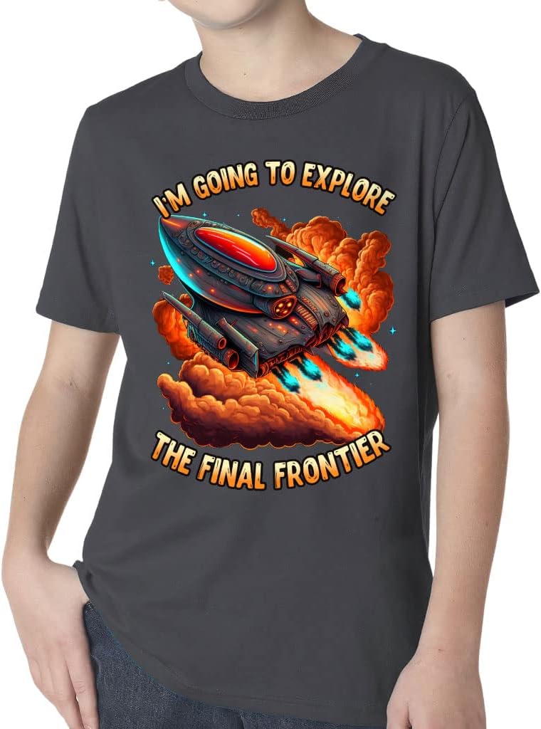 Space Ship Kids' Classic Fit T-Shirt - Printed T-Shirt - Beautiful Classic Fit Tee