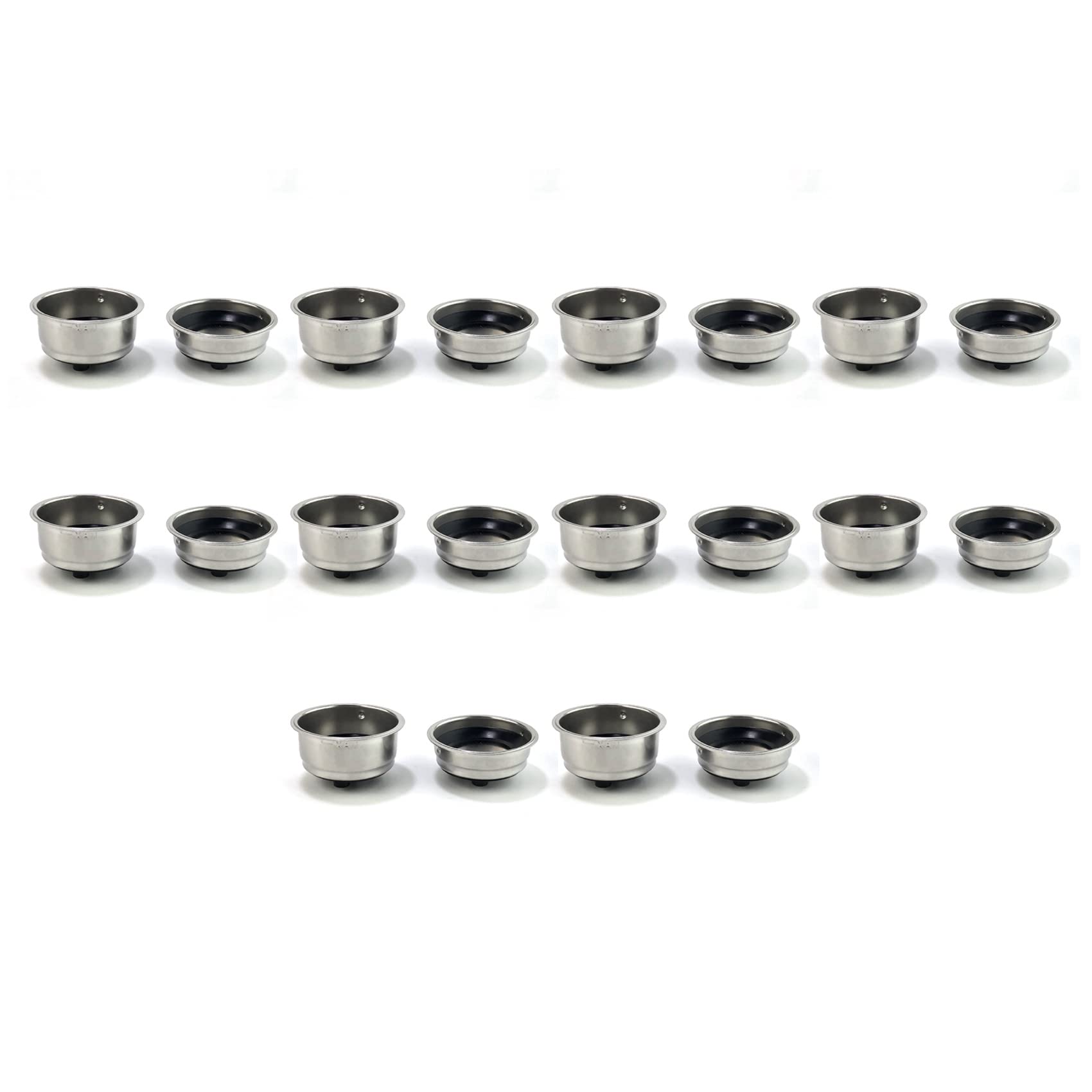 Hndhbfgrt Friendly Detachable Stainless Steel Coffee Filter Basket Strainer Coffee Machine Accessories for Home (20 Pack)