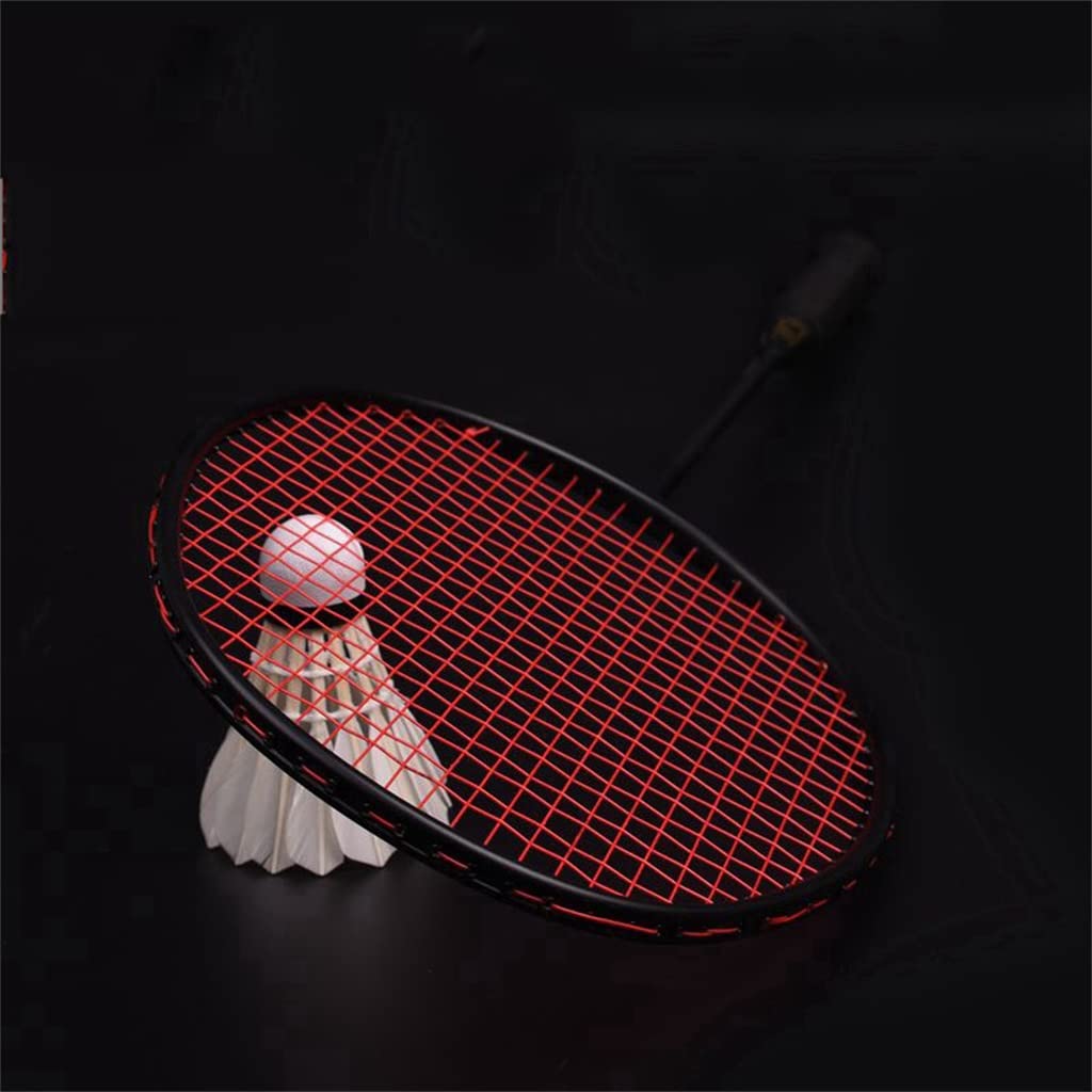 High-pound Offensive Racket 3U Speed-breaking Black Racket Secondary Reinforcement 35-pound Badminton Racket