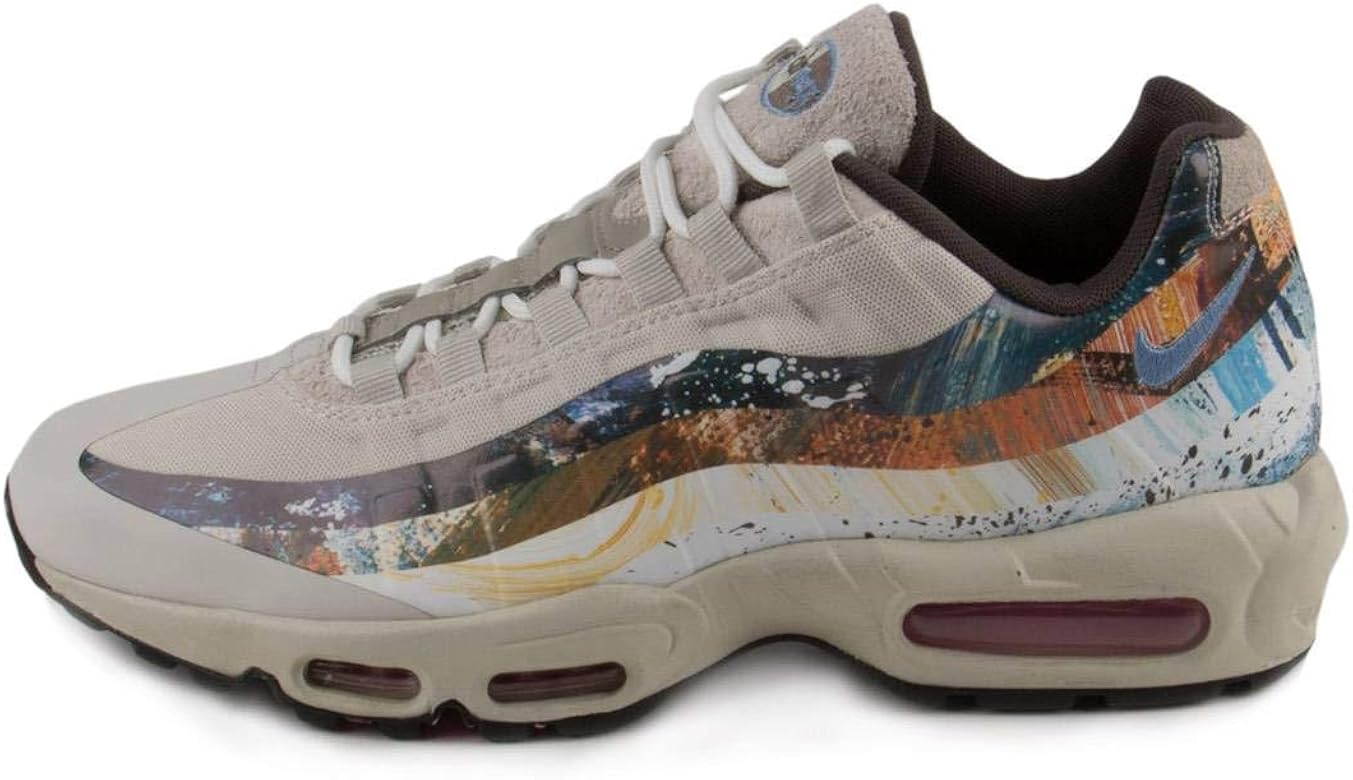 Nike Mens Air Max 95 Dave White Stone/Thunder-Light Bone Synthetic
