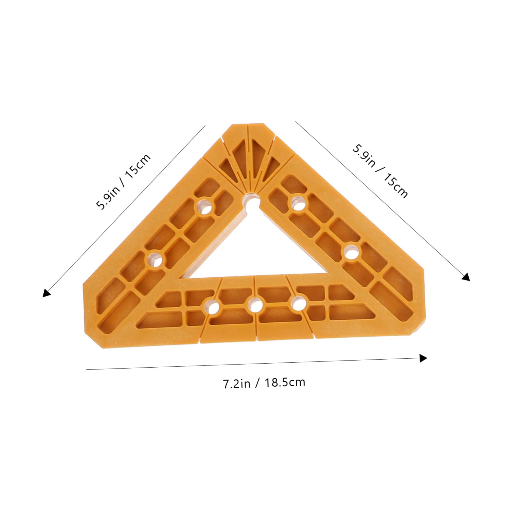HOMOCONO 1 Set 90 Positioning Clip Clamping Square Setup Blocks Woodworking Right Angle Square Tool Cabinet Clamps for Installing Cabinets Right Angle Clamps Fixing Square Clamp Abs Orange