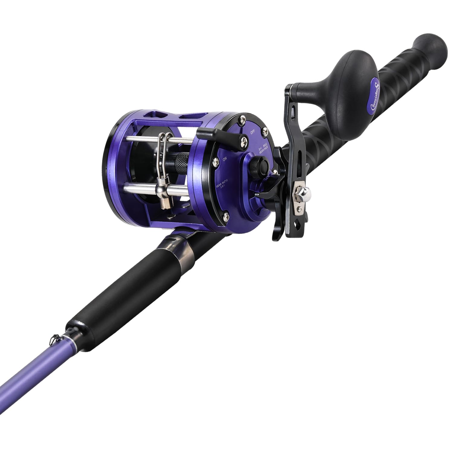 big game spinning rod reel combo Sougayilang Trolling Fishing Size:150 / 6.3:1 Funko NFL POP! PEZ Red/Black and offshore