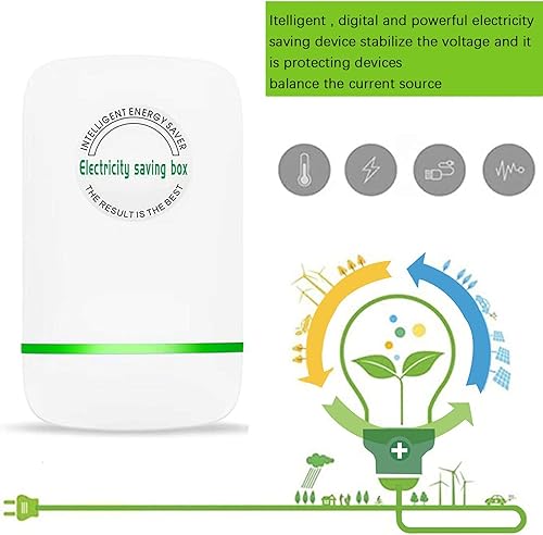 Miniatura 5 de Paquete de 2 ahorradores de energía ahorro de energía ahorro de energía ahorro de electricidad caja de ahorro de electricidad dispositivo de mercado
