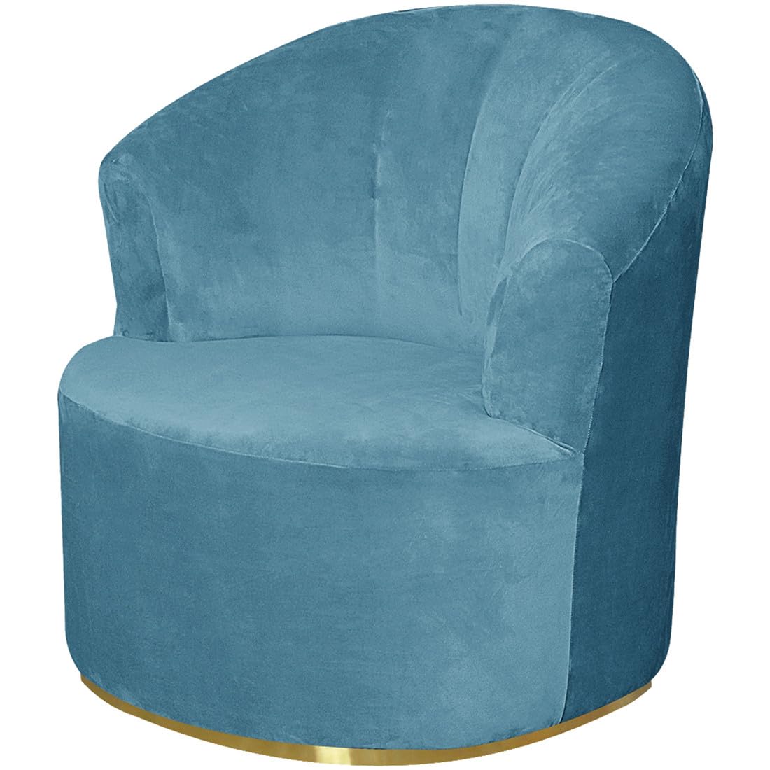 VIENLOVE Velvet Single Sofa Cover Swivel Barrel Chair Cover Modern Accent Chair Slipcovers Barrel Armchairs Sofa Cover Protector for Home Decor Living
