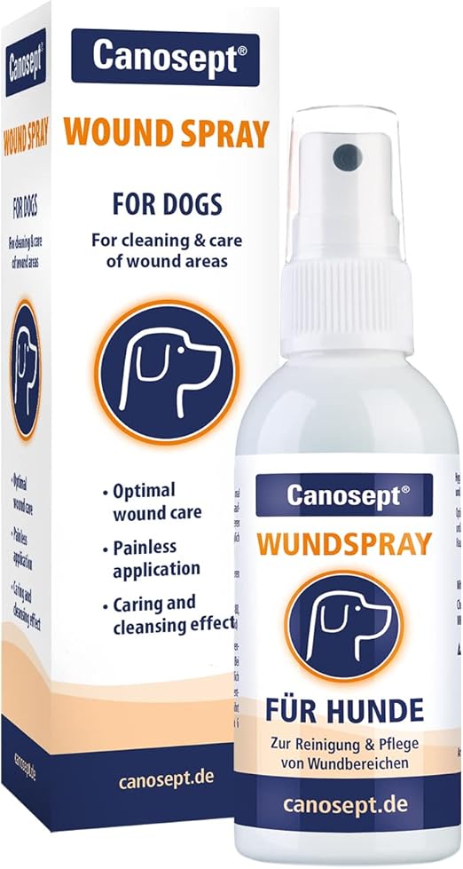 Canosept Wound Spray for Dogs 75ml Dog Wound Spray for cleaning