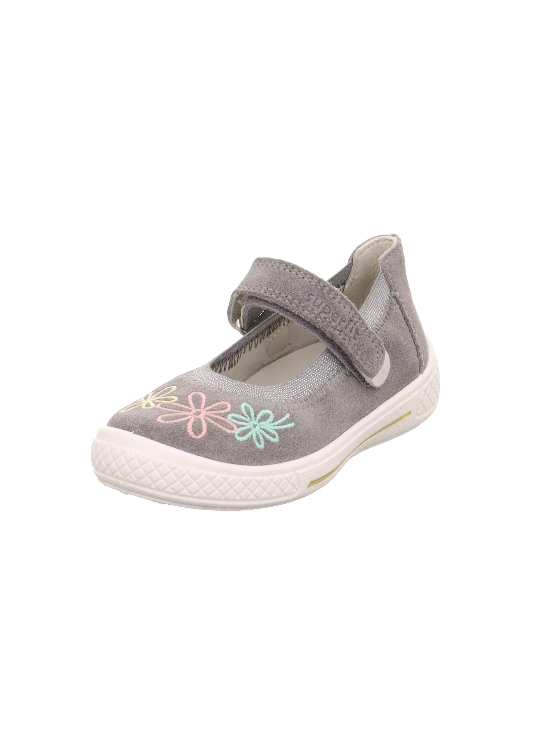 Superfit Tensy Girls Ballet Shoes, Light Grey 2500, 30 EU