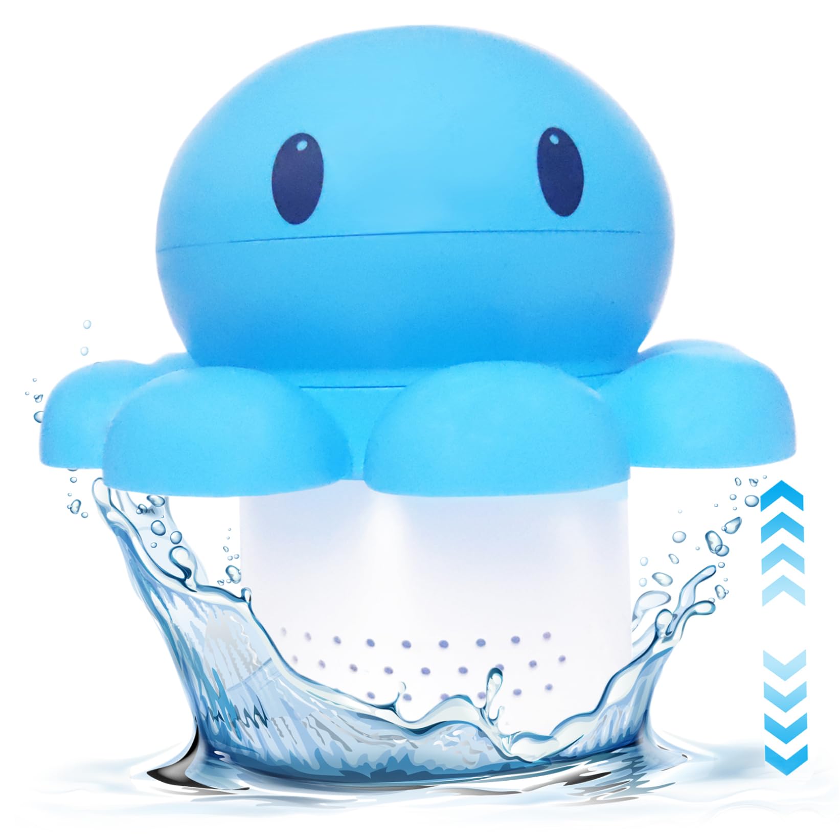 Flotador De Cloro para Piscina Flotador De Cloro para Piscina De Plástico De 6,3x3,7 Inch Flotador De Tableta para Piscina En Forma De Pulpo Dispensador De Cloro para Piscinas Grandes Y Pequeñas SPA