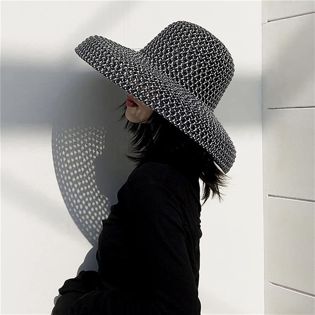 Summer Sun Hats Hand Made Straw Visor Caps Summer Cap Casual Shade Hat Empty Top Hat Beach