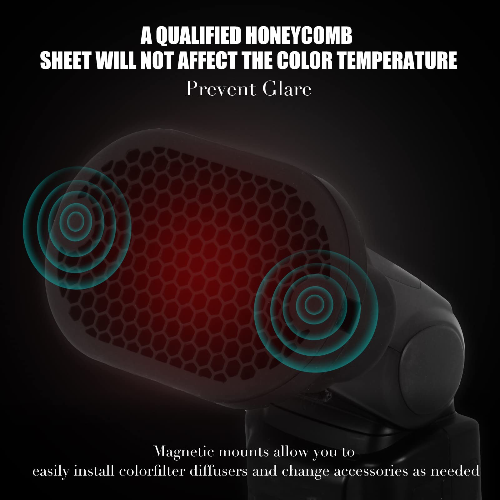 Flash Silikon weiches magnetisches Zubehör Kit Flash Diffuser Magnetische Modifikatoren Professionelles weiches Licht Set, Magnetkombination, die Ihr Licht sofort ändert