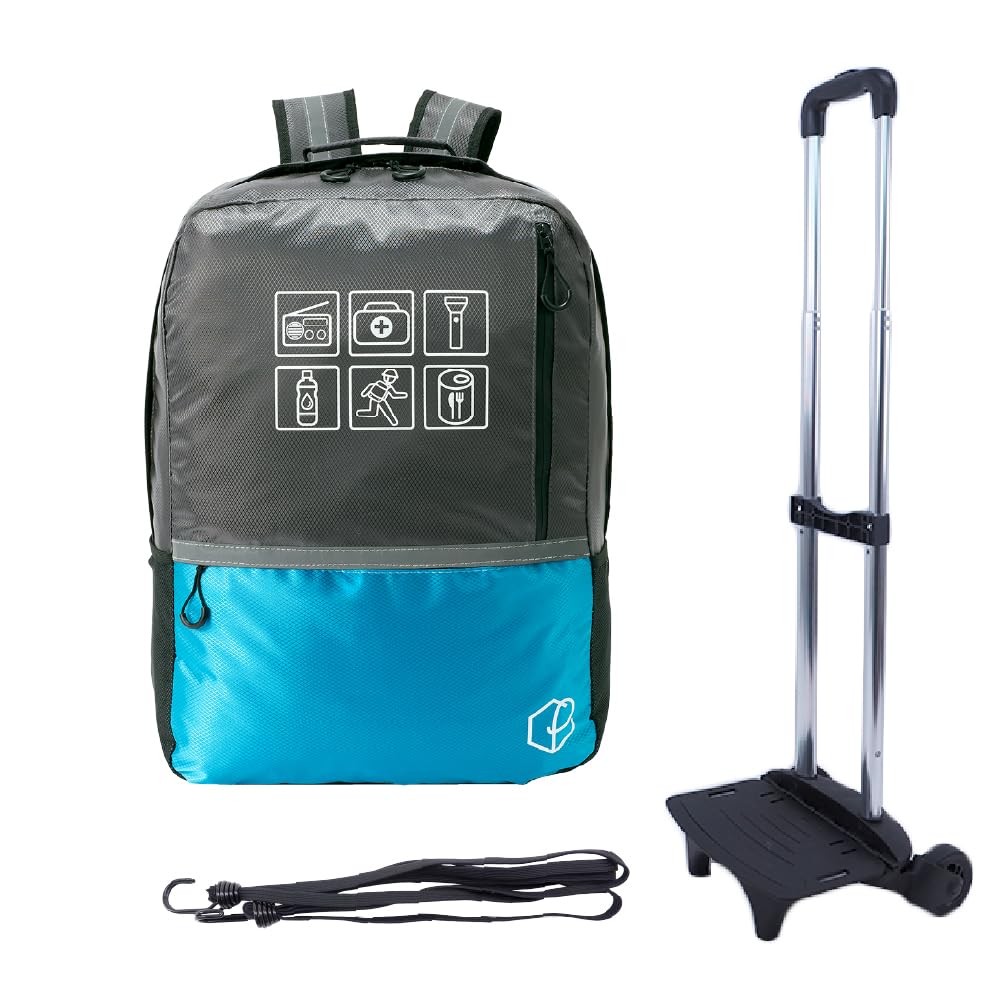 PEACEUP 防災リュック 47L（キャリー付）