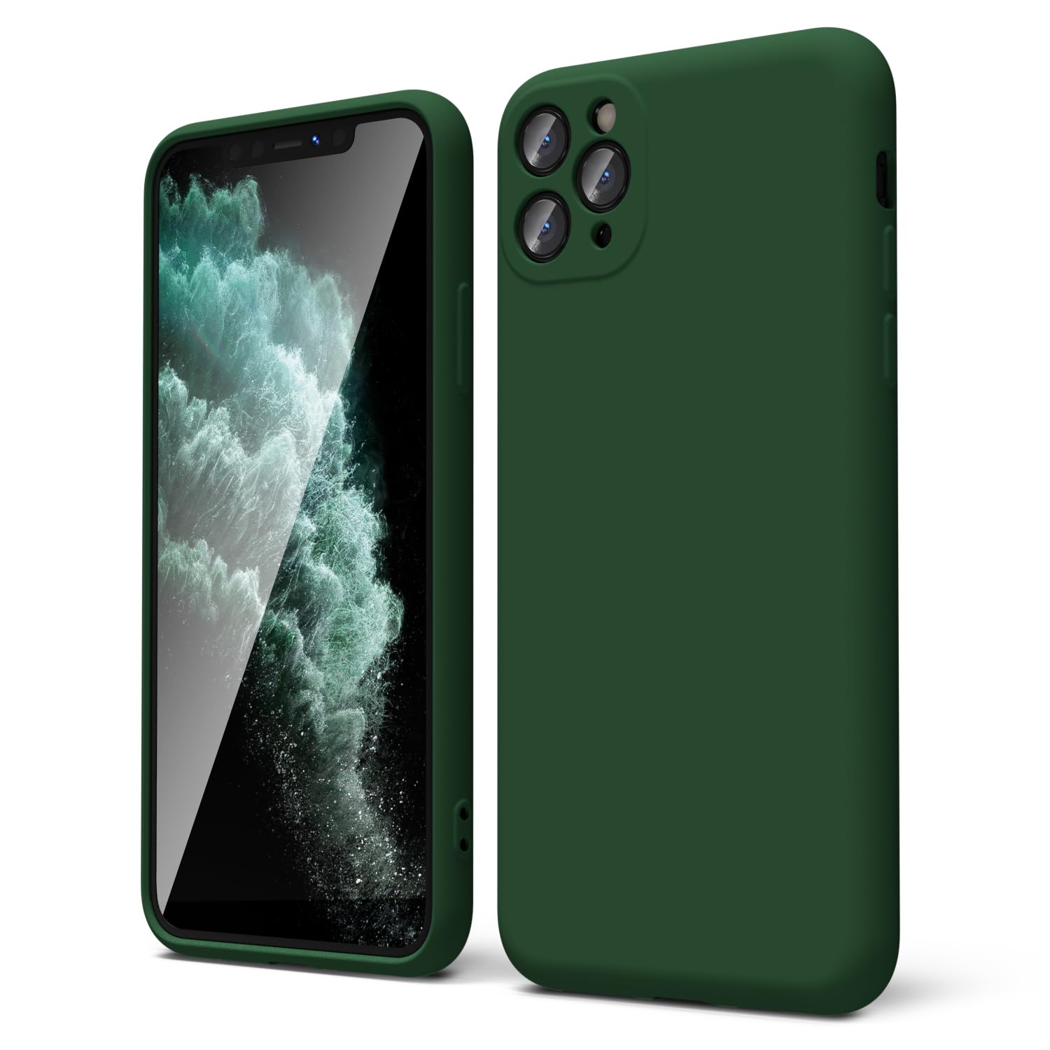oakxco for iPhone 16 Pro Max Case Liquid Silicone, Soft Rubber Gel Elegant Aesthetic Basic Simple Cover, Cute Thin Slim TPU Matte Solid Color Plain Smooth Case for Women Girl, Light Pink — view 1163