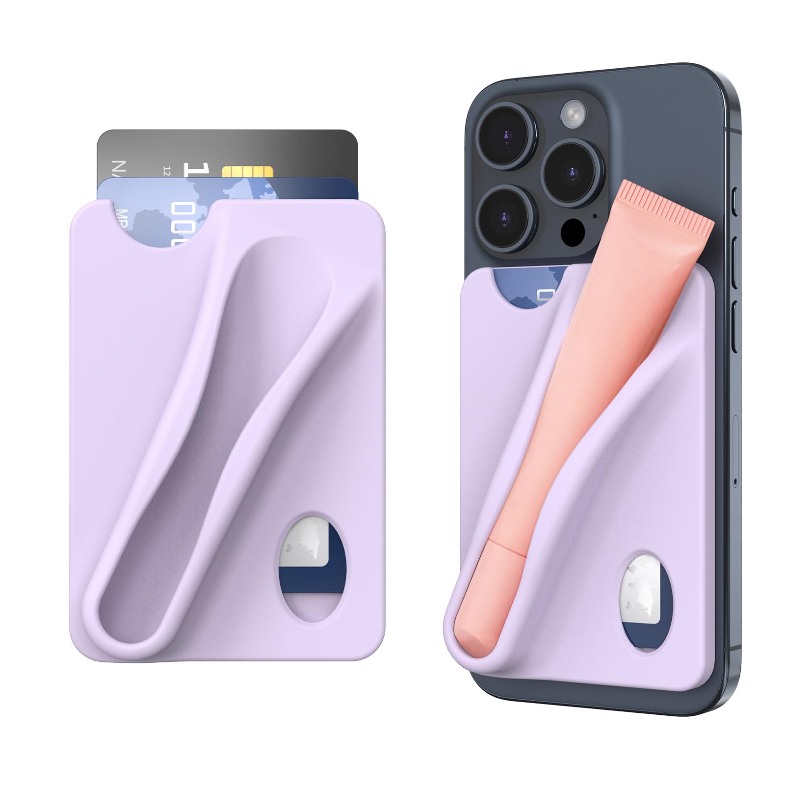 Amazon.com: DOB SECHS Silicone Lip Holder with Card Holder