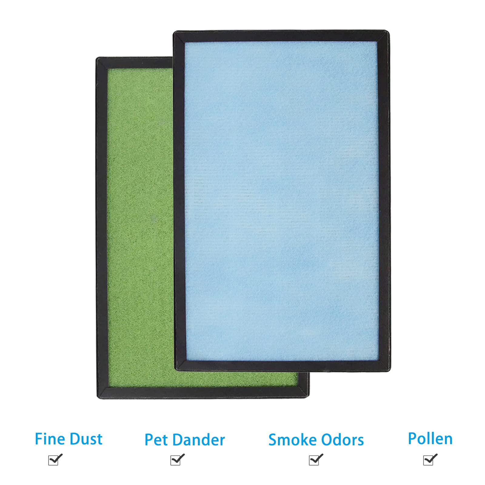 PB P01 Filtro de repuesto compatible con Pro Breeze PB-P01 Newentor NA-218 purificador de aire, repuesto HEPA filtro PB-P01F NA 218 (2 unidades)