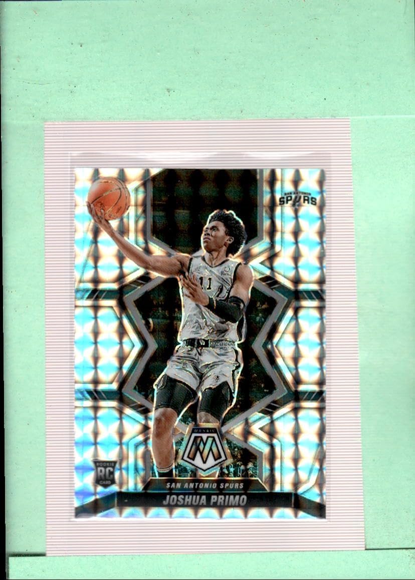 2021-22 Panini Mosaic Mosaic Fast Break Silver #204 Joshua Primo MINT RC Rookie San Antonio Spurs Basketball