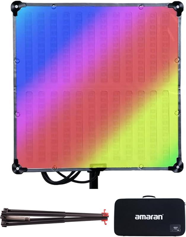 Amaran Panel de luz LED flexible plegable a prueba de salpicaduras para iluminación de fotografía de estudio de vídeo (amaran F22c)