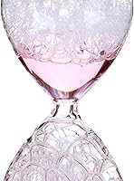 Vista 6 de KLKCMS Dream Bubble - Reloj de arena de cristal líquido para mesa de hogar, color rosa
