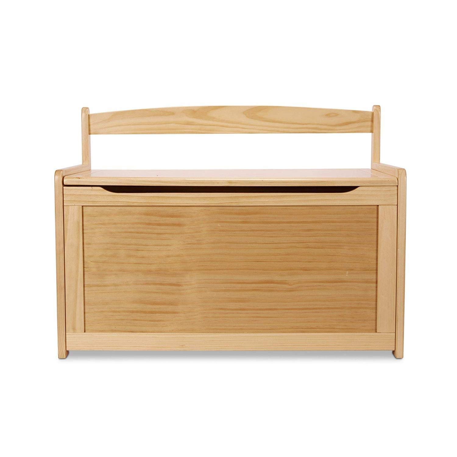 Cofanetto Porta Giocattoli in Legno con Scritta in Inglese “M.lissÀ & D.UG Home Decor – Miele