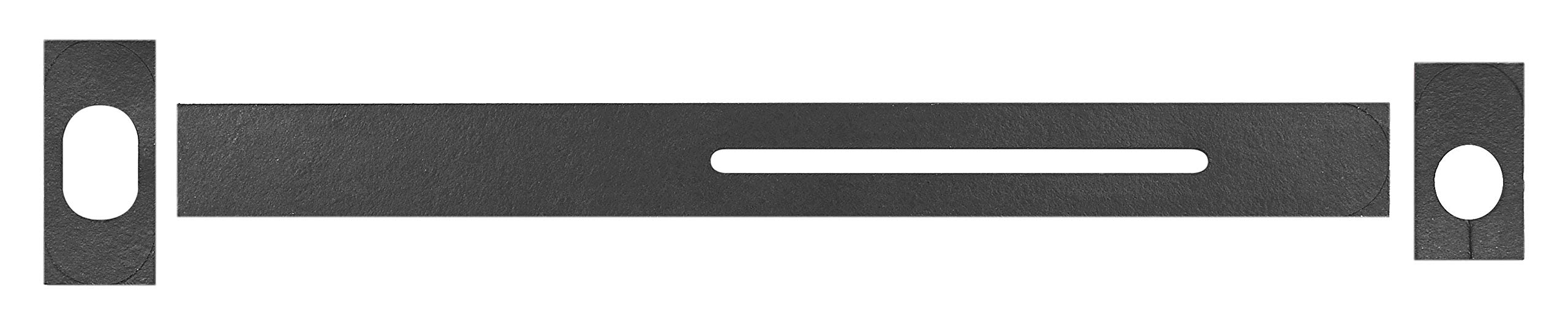 Buy FlexiFire 2.0mm Intumescent 150/200mm Lever Action Flush Bolt Kit with Square & Radiused