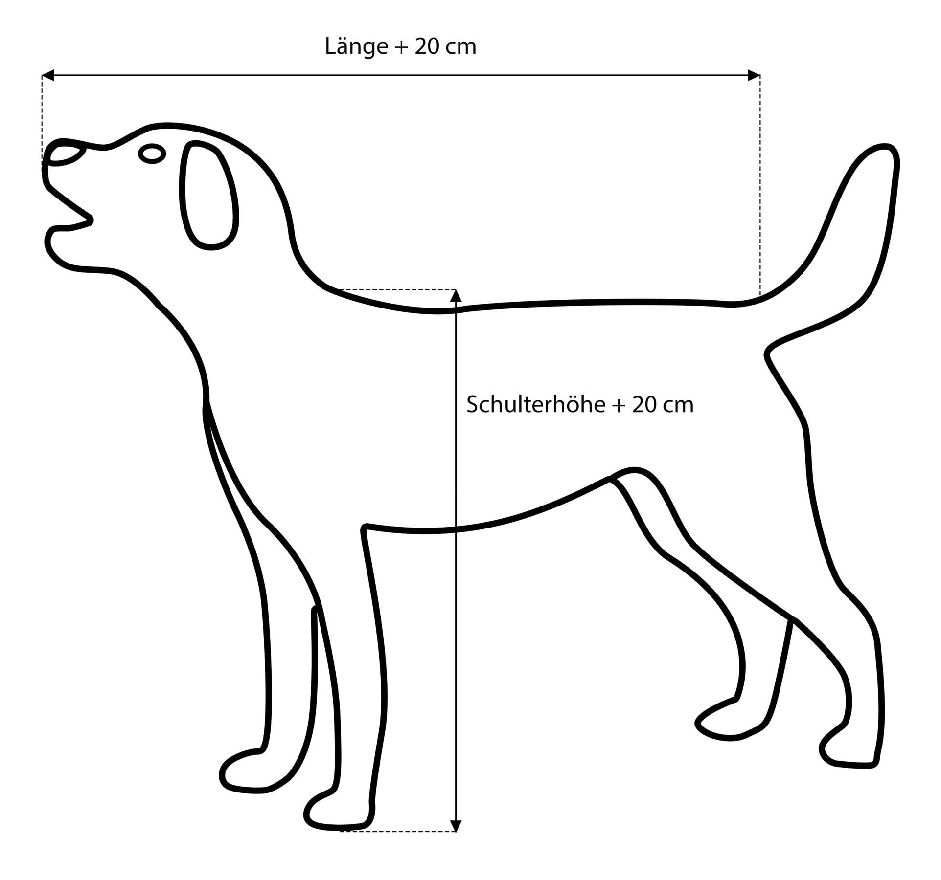 Erst-Holz Hundebett orthopädisches Tierbett für Jede Hundegröße waschbar V-30.31, Größe:96x60