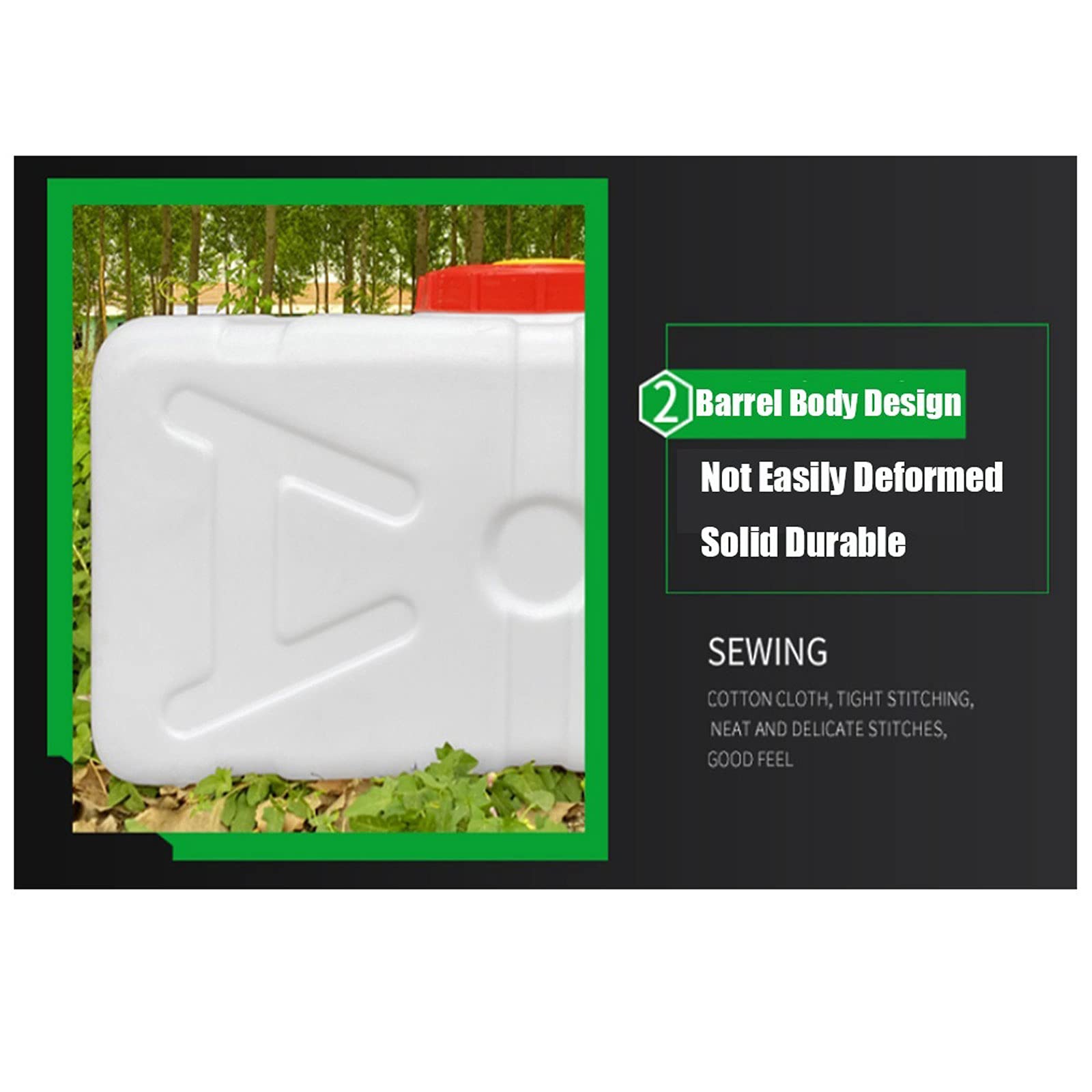 Bidón para Agua Contenedor De Agua PortáTil Tanque De Agua del Coche Beber De Emergencia Tanques De Almacenamiento De Agua DoméSticos para Exteriores O Camping, TamañO 100l(Size:25L)