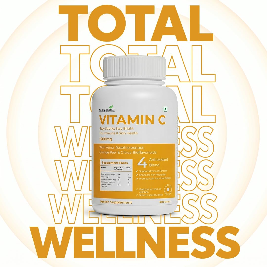 Vitamin C Tablets – Powerful Immunity Booster & Antioxidant for Men & Women – Supports Immune Health, Neutralizes Free Radicals & Enhances Iron Absorption – 60 Vegan Tablets — Amazon image 6