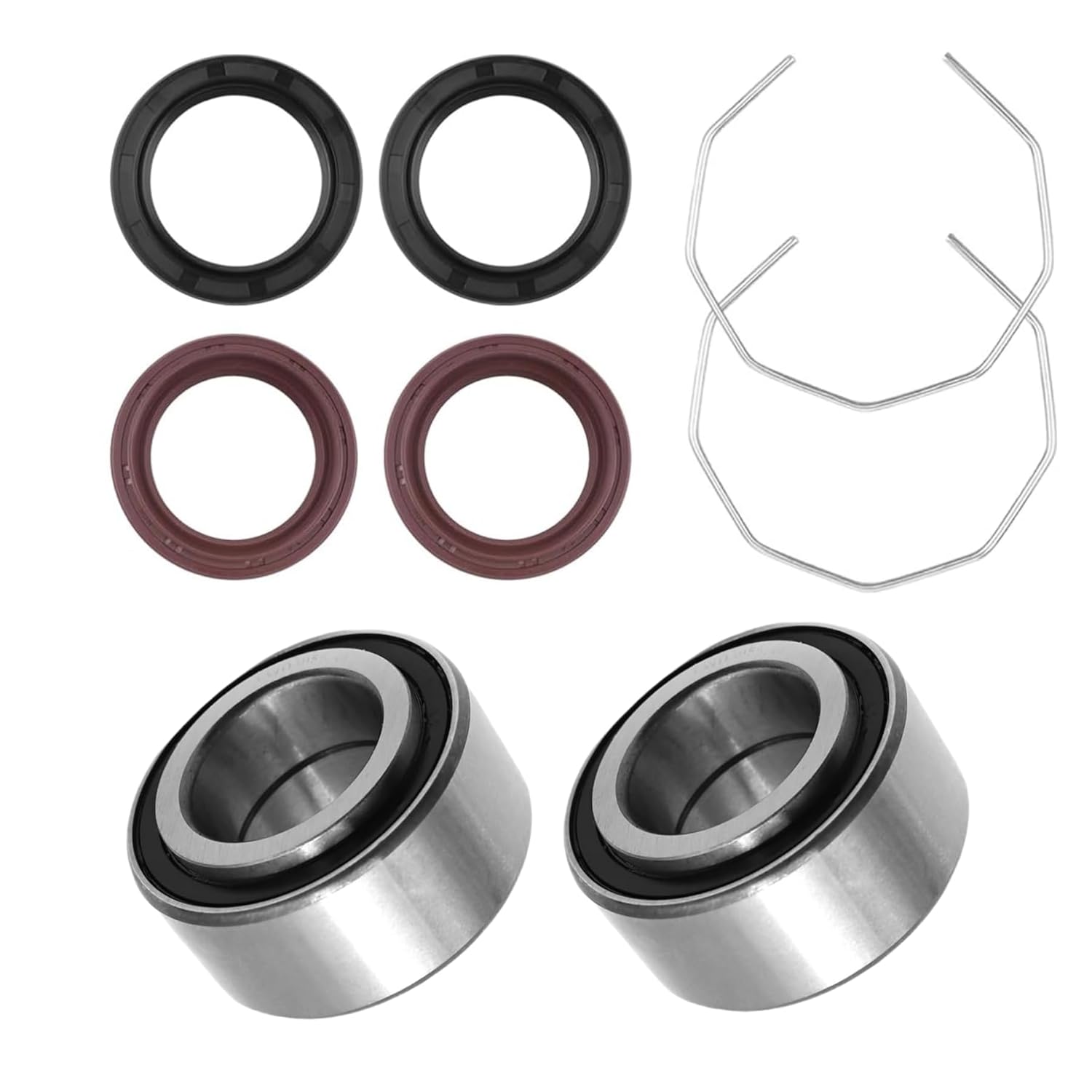 2 Sets Wheel Bearing Seal Kit for Front or Rear Replacement for Arctic Cat 250 300 375 400 500 1998-2004