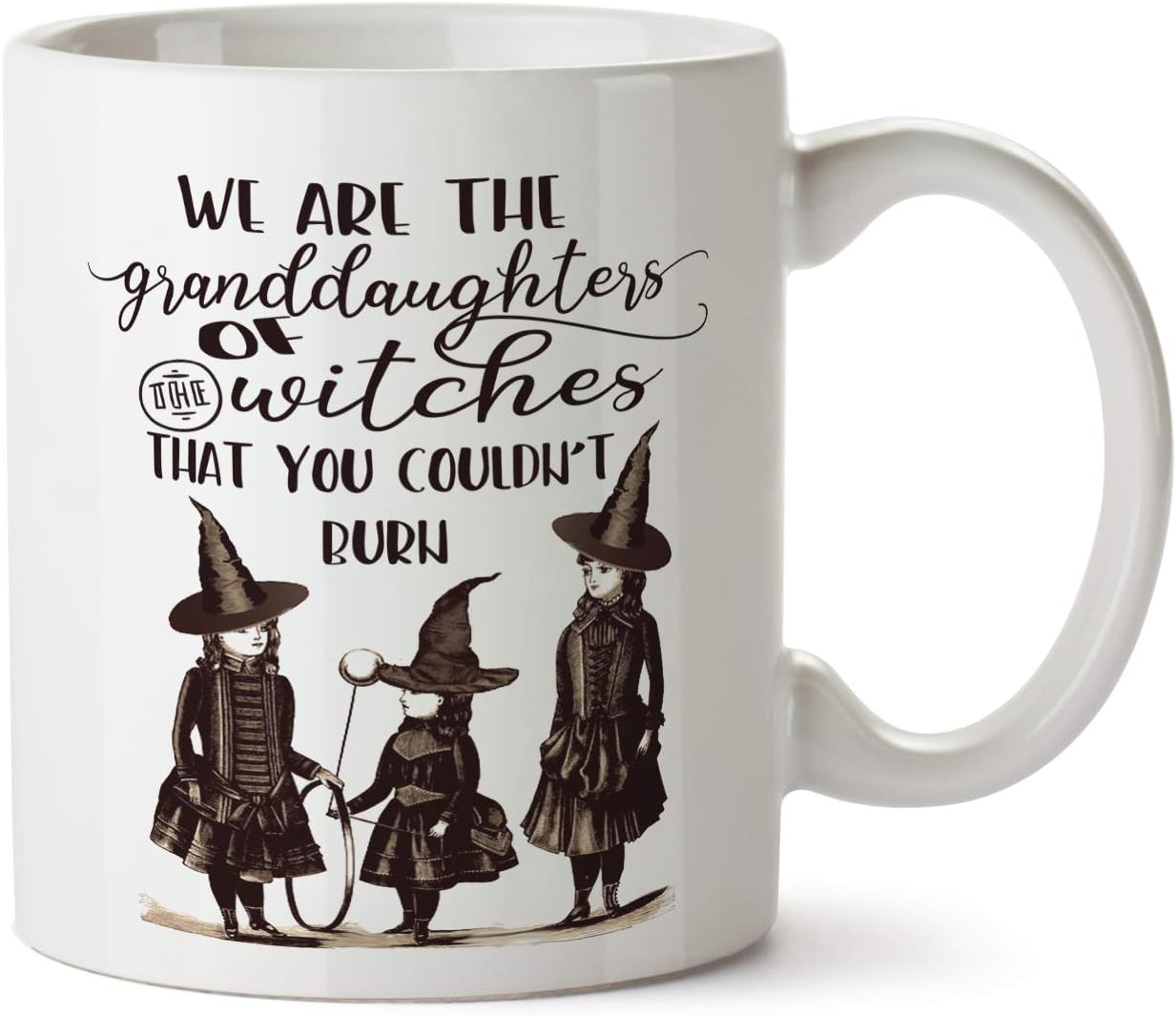 We Are The Granddaughters of the Witches That You Couldnt Burn Pagan Wiccan - Coffee Mug Cup 11 Ounce Tea