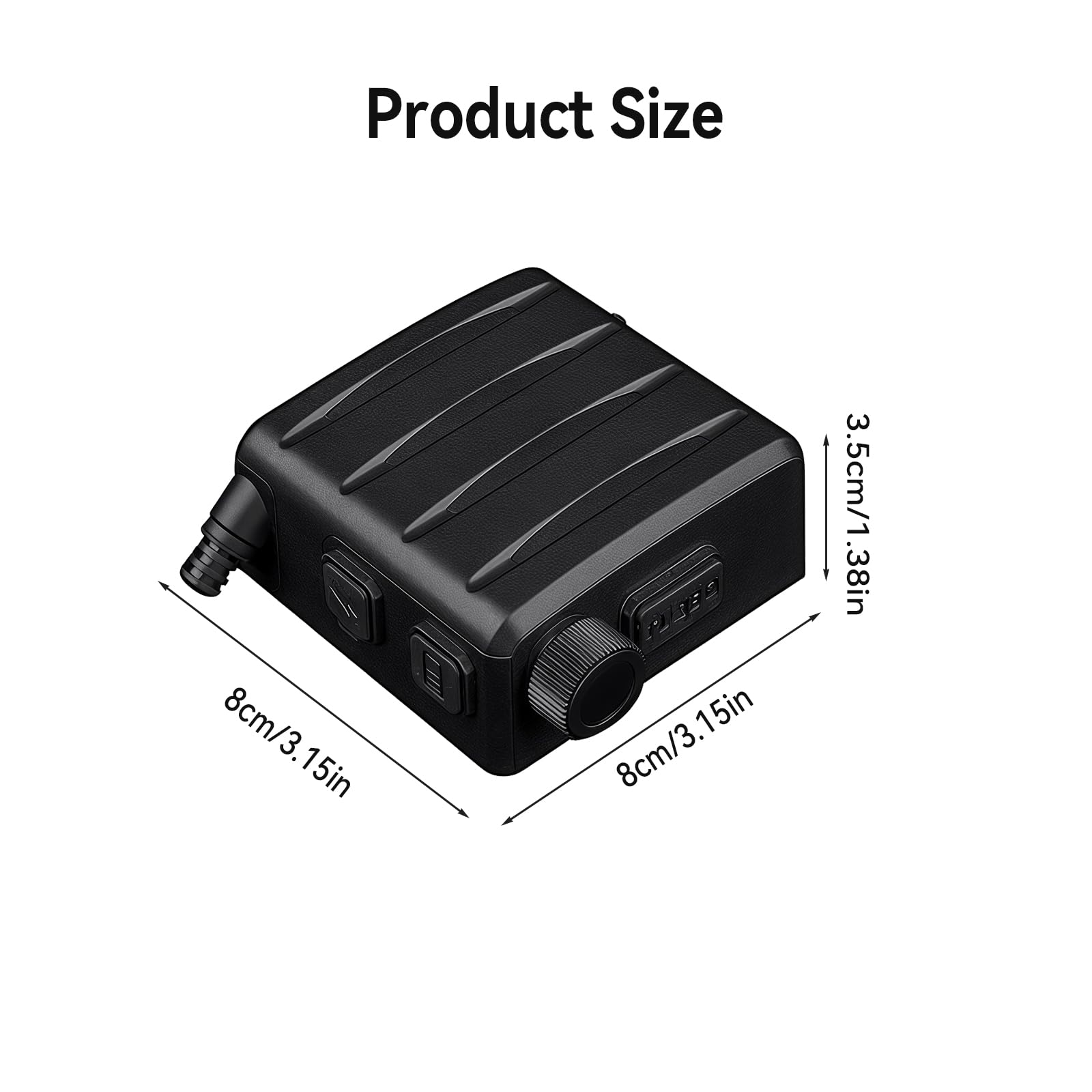 Ventilador antivaho para gafas con perilla ajustable, ajuste de velocidad del viento con cable USB, máscara de botón turbo, lentes de refrigeración, desempañador para la mayoría de cascos, cascos de