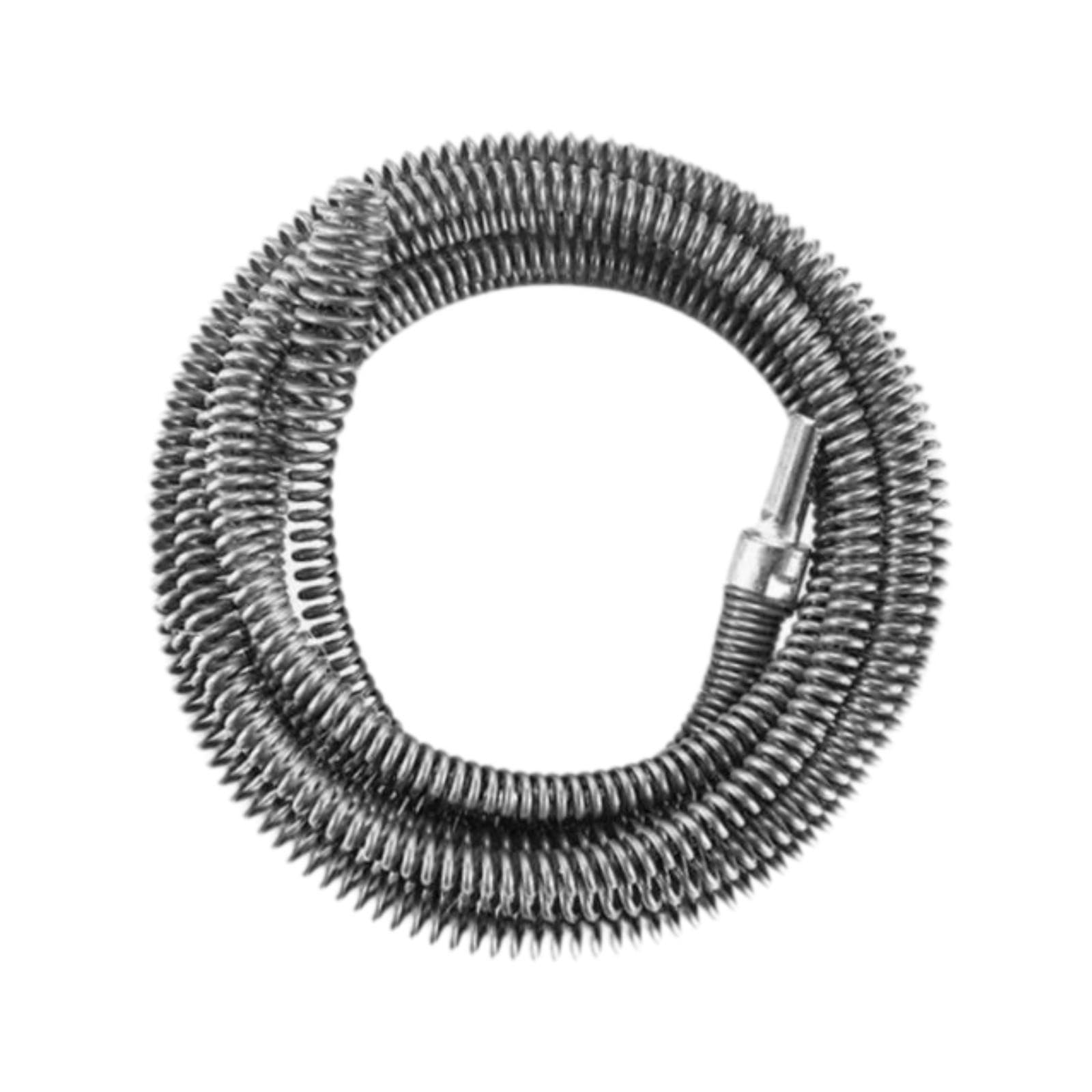 Herramienta para Limpiar Desagües, Serpiente Desatascadora, Tapón para Cabello, Acero, Fácil Instalación, Adecuada para Cocina, Baño Y Bañera, 10m