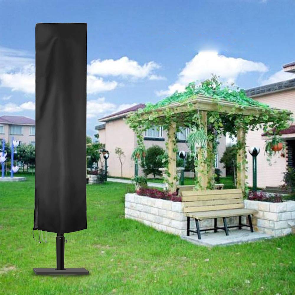 Housse de Protection pour Parasol Déporté Couverture de Jardin à Mât