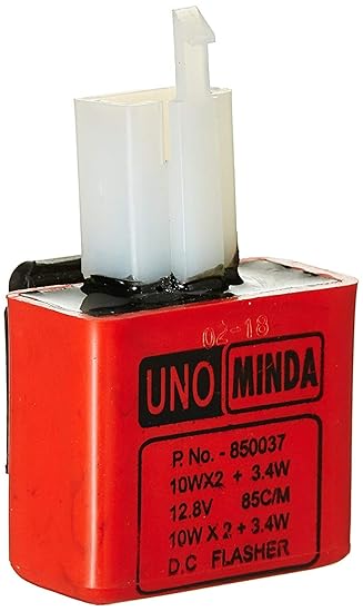 UNO MINDA 850037 Electronic Flasher for Bajaj Pulsar DTSi (12V, 80W)